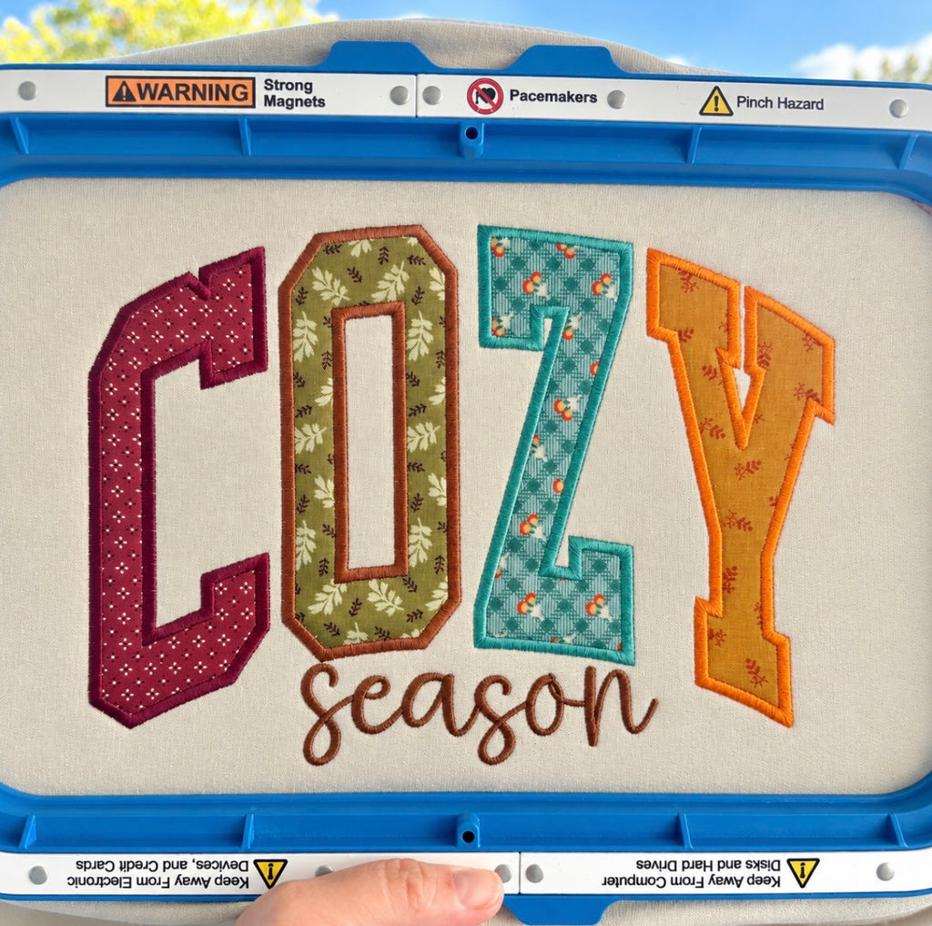 Cozy Season Applique Crewneck Sweatshirt