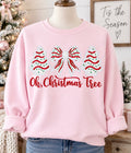 Oh Christmas Tree Embroidered Crewneck, Snack Cake Sweatshirt